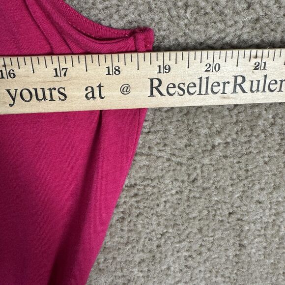 Lauren Ralph Lauren Dress Womens Medium Pink Sleeveless Fit Flare Tie Waist Tank - Picture 7 of 10